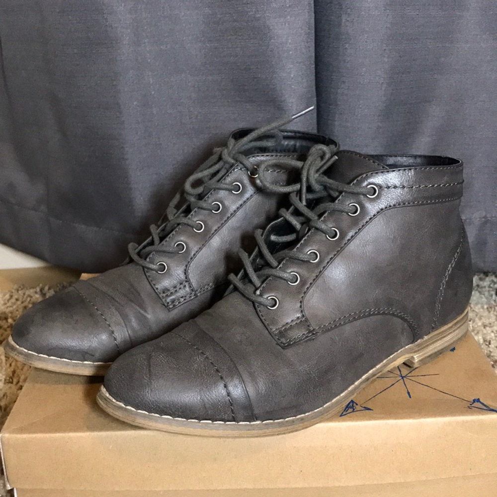 Grey booties